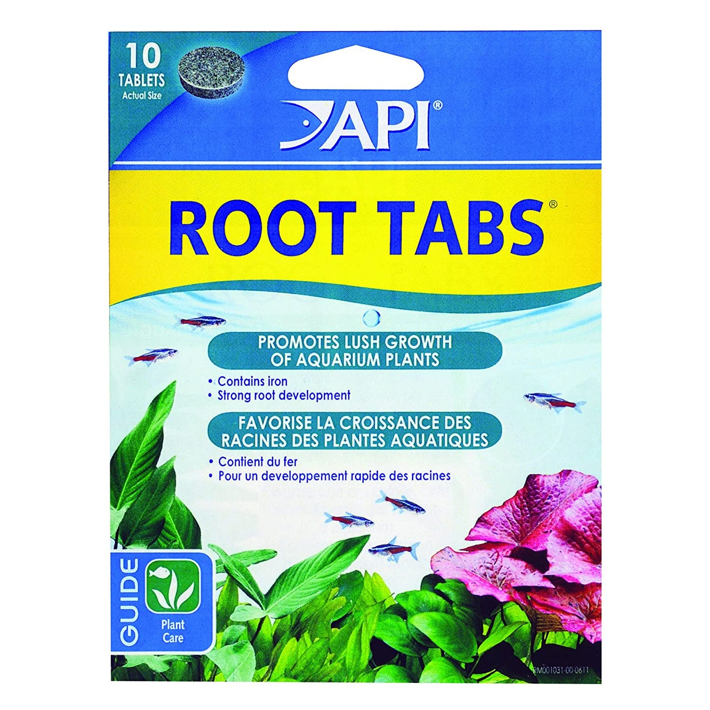 API Root Tabs Plus Iron Promotes Lush Growth of Aquarium Plants