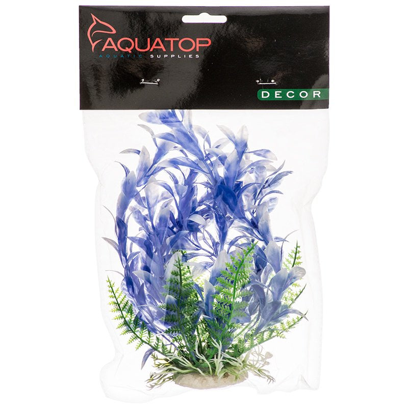 Aquatop Bacopa Aquarium Plant Blue and White