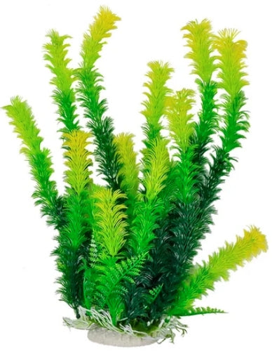 Aquatop Yellow Tipped Aquarium Plant Green