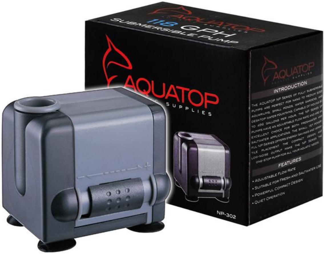 Aquatop Adjustable Flow Rate Submersible Pump for Aquariums