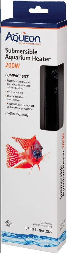 Aqueon Submersible Aquarium Heaters Compact Size