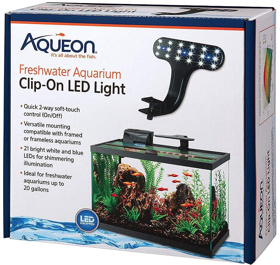 Aqueon Freshwater Aquarium Clip-On LED Light