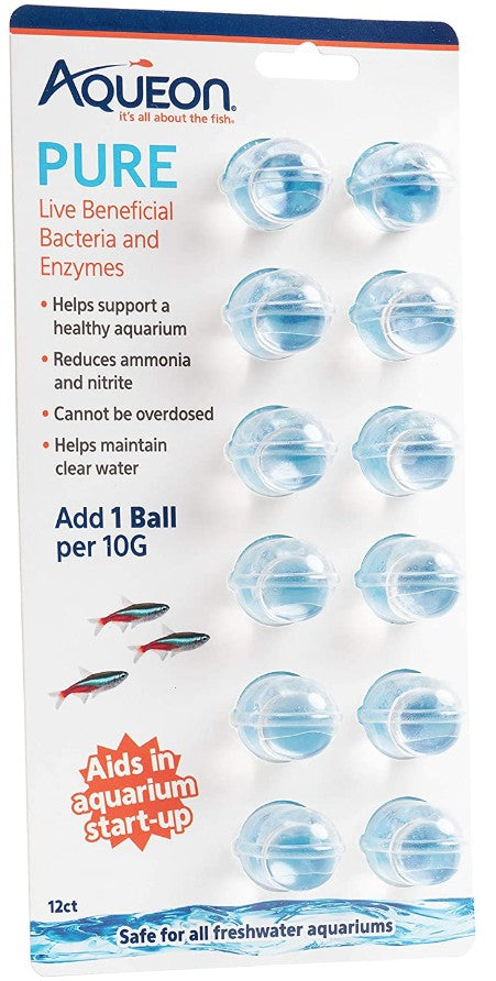 Aqueon Pure Live Beneficial Bacteria and Enzymes for Aquariums