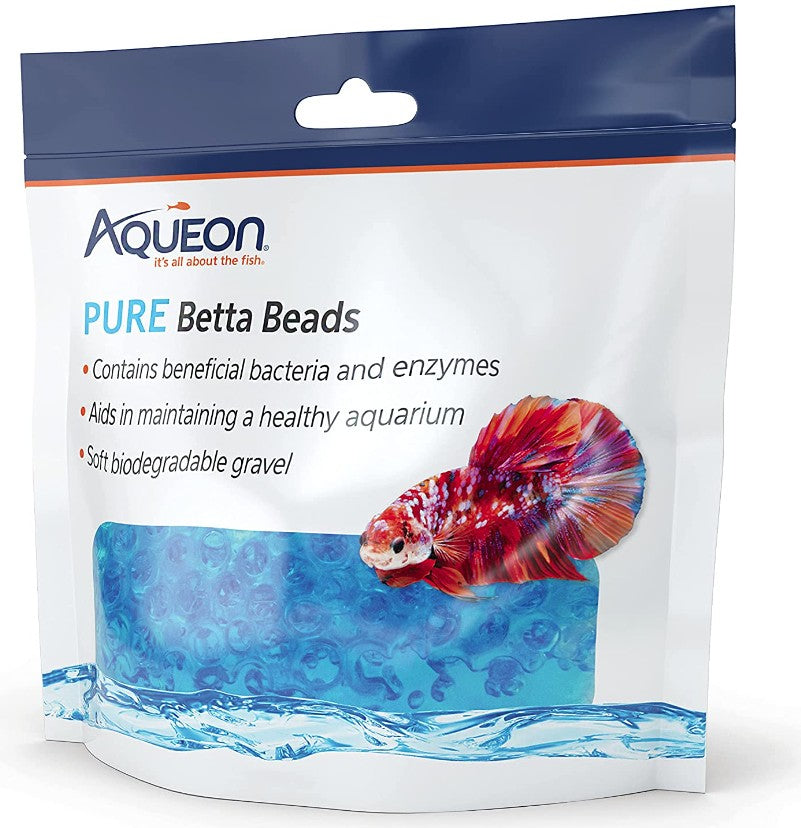 Aqueon Pure Betta Beads Blue