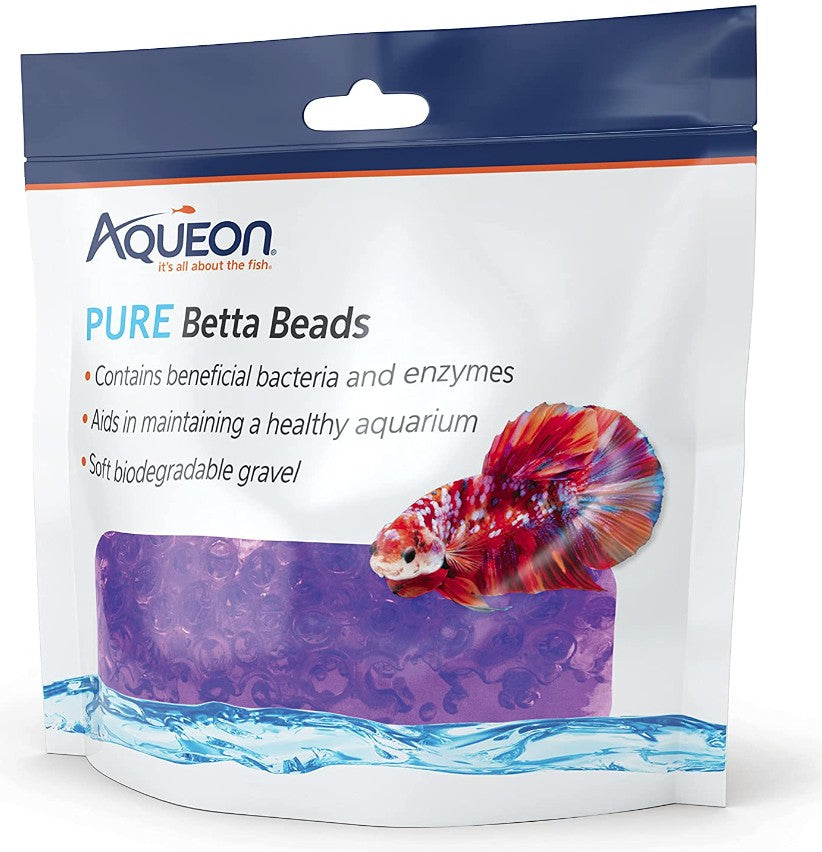 Aqueon Pure Betta Beads Purple