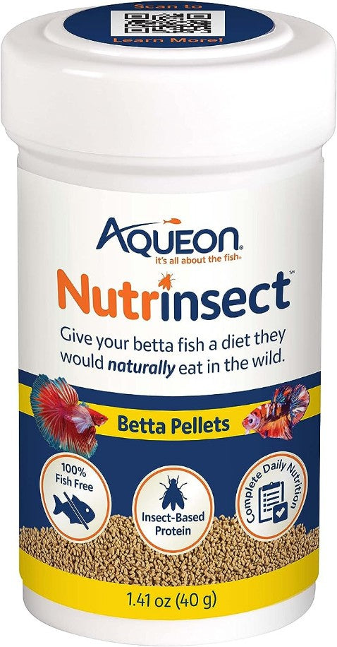 Aqueon Nutrinsect Betta Pellets