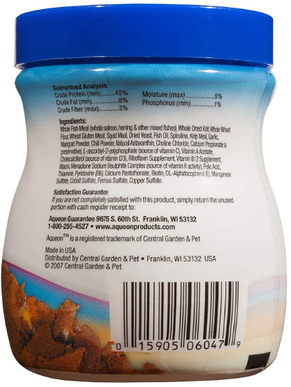 Aqueon Color Enhancing Marine Flakes Fish Food