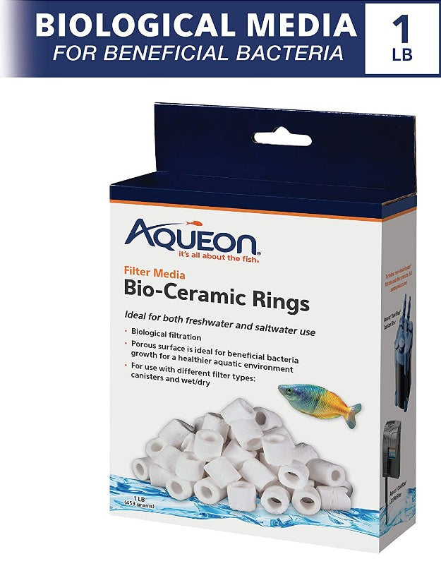 Aqueon QuietFlow Bio Ceramic Rings Filter Media