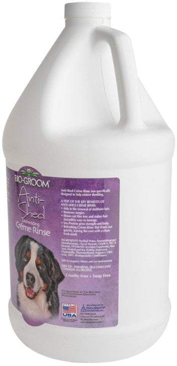 Bio Groom Anti-Shed Deshedding Crème Rinse Dog Conditioner