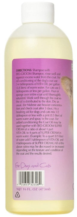 Bio Groom Vita Oil Coat Oil Conditioner for Dogs