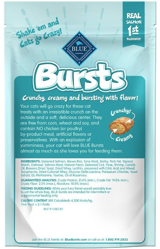 Blue Buffalo Bursts Cat Treats Savory Seafood