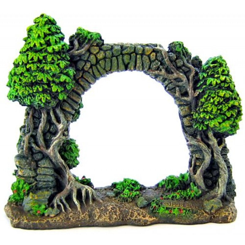 Blue Ribbon Exotic Environments Cobblestone Archway Aquarium Ornament