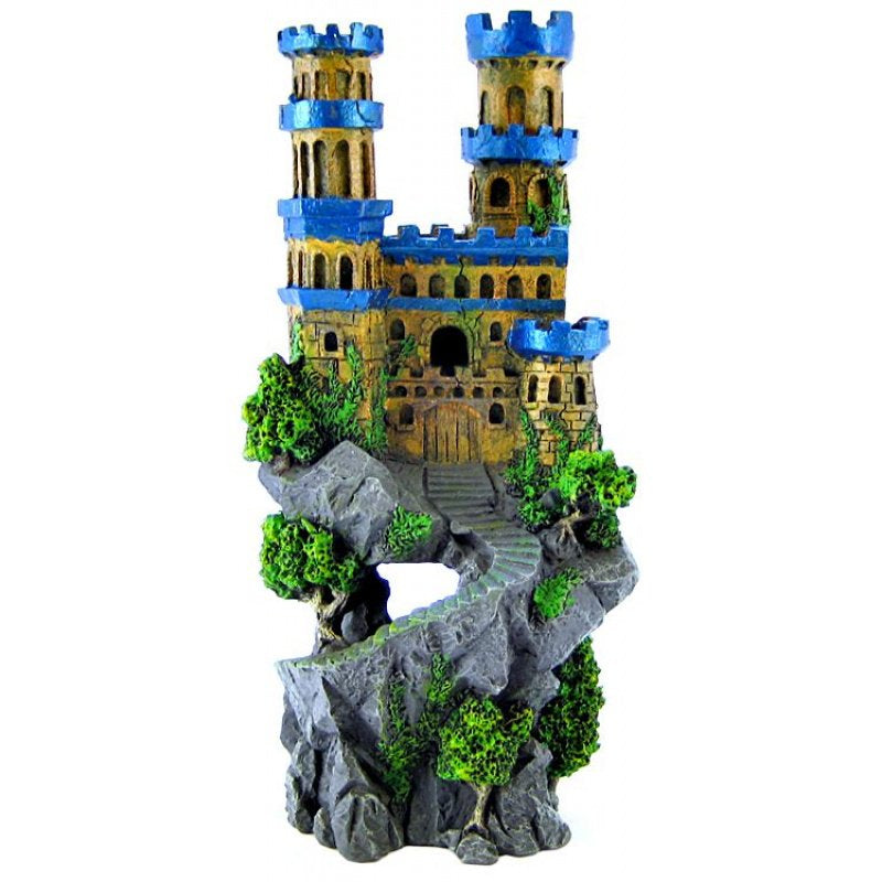 Blue Ribbon Exotic Environments Medieval Castle Aquarium Ornament