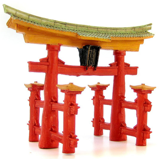 Blue Ribbon Exotic Environments Japanese Torii Gate Aquarium Ornament