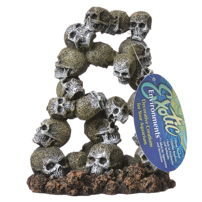 Blue Ribbon Exotic Environments Skull Archway Aquarium Ornament