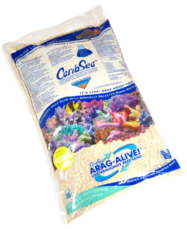 CaribSea Arag-Alive Saltwater Gravel Special Grade Reef Sand