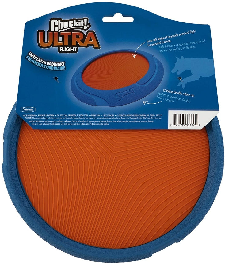 Chuckit Ultra Flight Disc Dog Toy