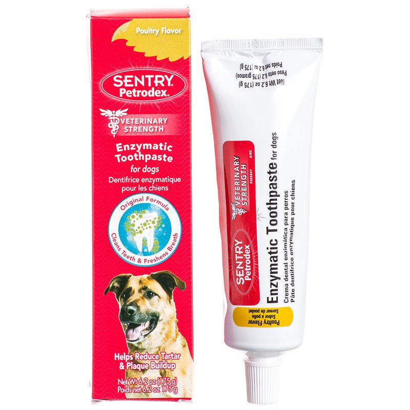 Sentry Petrodex Enzymatic Toothpaste for Dogs Poultry Flavor