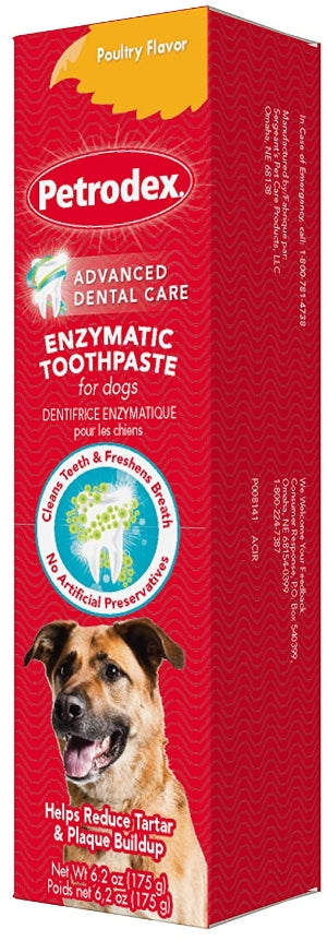 Sentry Petrodex Enzymatic Toothpaste for Dogs Poultry Flavor