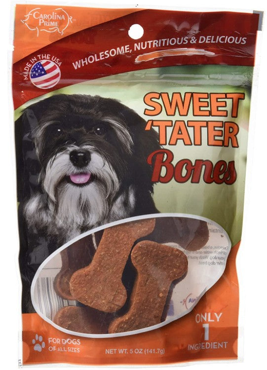 Carolina Prime Sweet Tater Bones Dog Treats