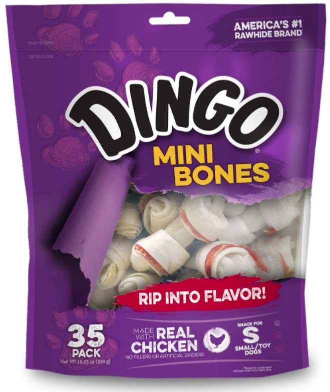 Dingo Mini Bones with Real Chicken