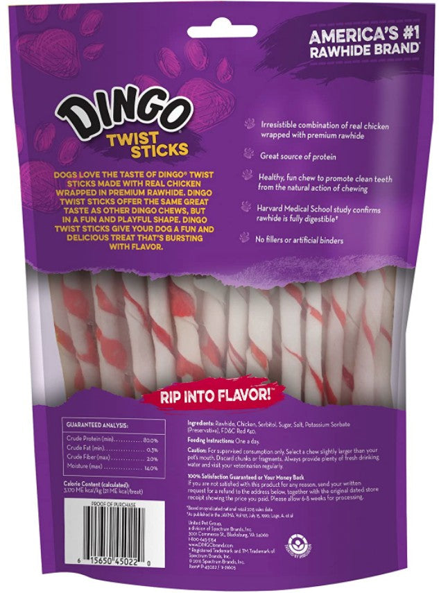 Dingo Twist Sticks with Real Chicken Regular