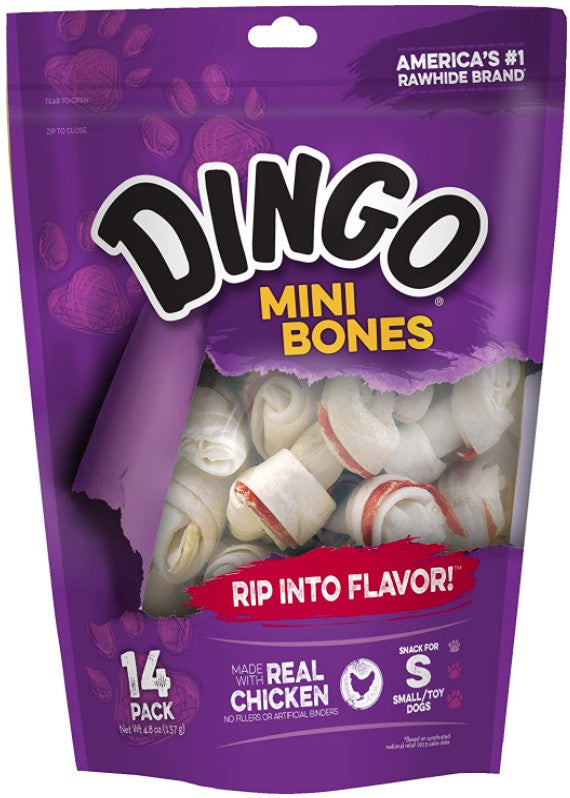 Dingo Mini Bones with Real Chicken