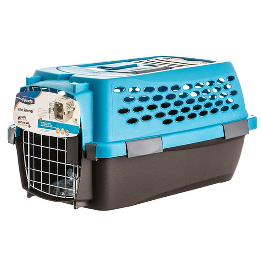 Petmate Vari Kennel Ultra Breeze Blue/Coffee Brown