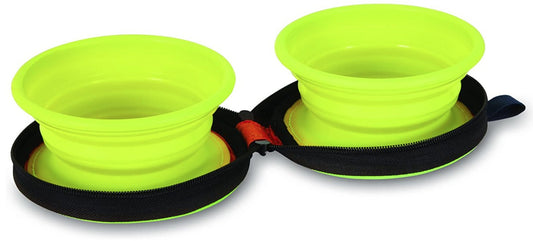 Petmate Silicone Travel Duo Bowl Medium