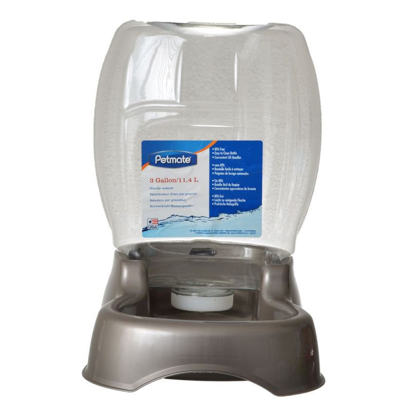 Petmate Pet Cafe Gravity Waterer Pearl Tan