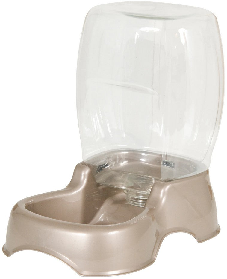 Petmate Pet Cafe Gravity Waterer Pearl Tan