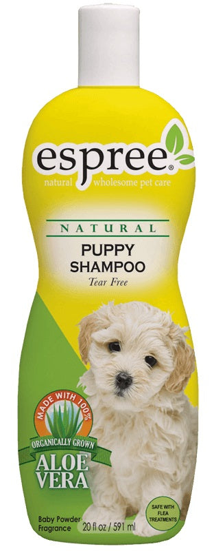 Espree Puppy and Kitten Shampoo with Organic Aloe Vera Baby Powder Fragrance