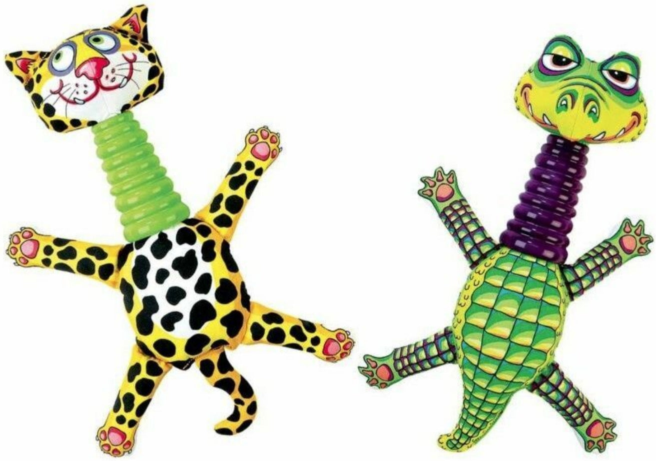 Fat Cat Rubber Neckers Dog Toy Assorted Styles