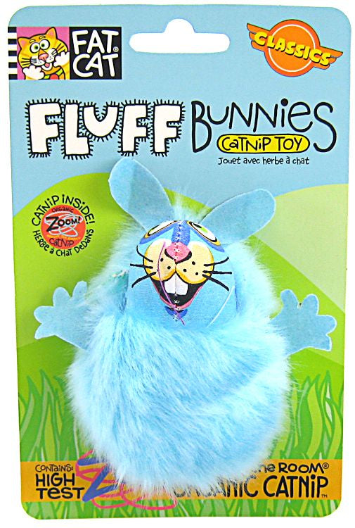 Fat Cat Fluff Bunnies Cat Toys with Catnip