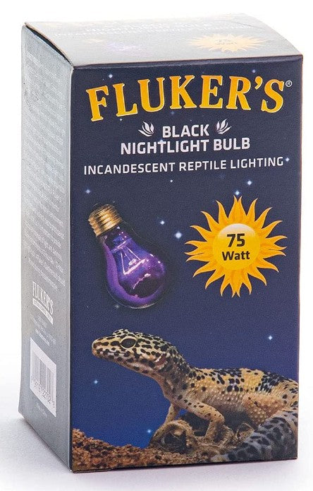 Flukers Black Nightlight Bulb Incandescent Reptile Light