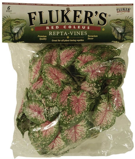 Flukers Repta-Vines Red Coleus 6 Feet Long