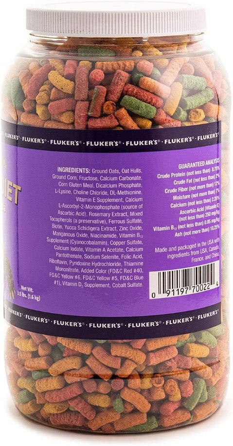 Flukers Land Turtle Formula Tortoise Diet Large Pellet