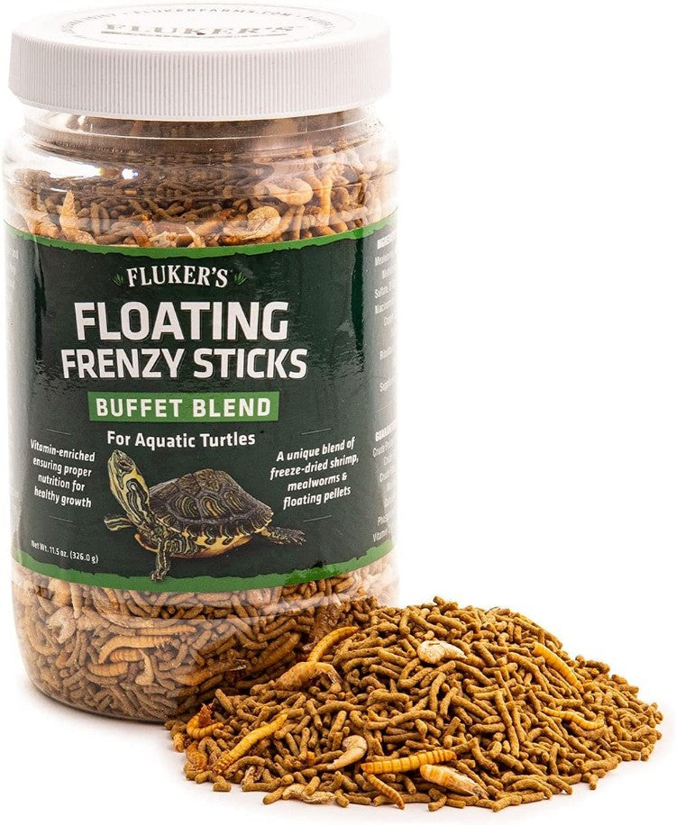 Flukers Floating Frenzy Buffet Blend for Aquatic Turtles