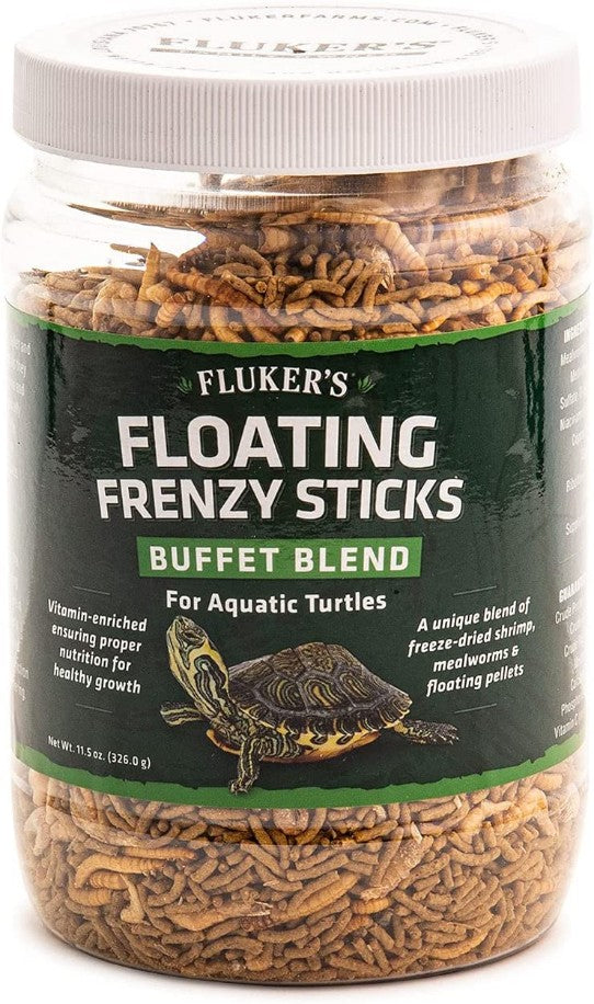 Flukers Floating Frenzy Buffet Blend for Aquatic Turtles