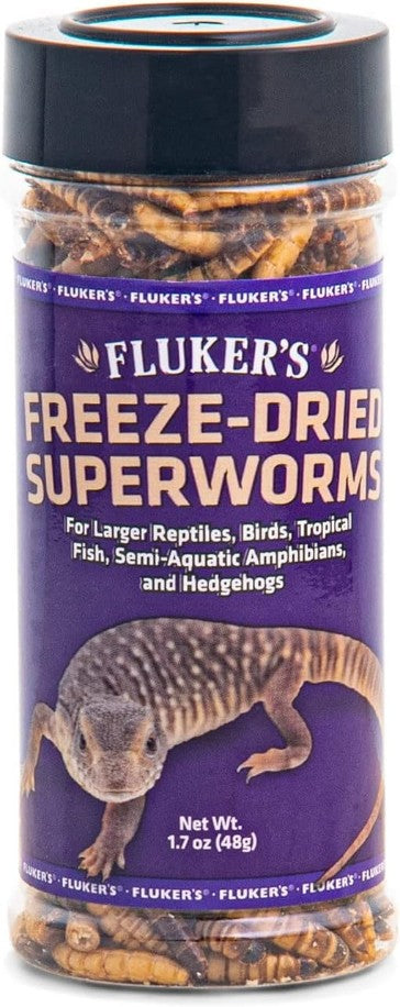 Flukers Freeze Dried Superworms for Reptiles