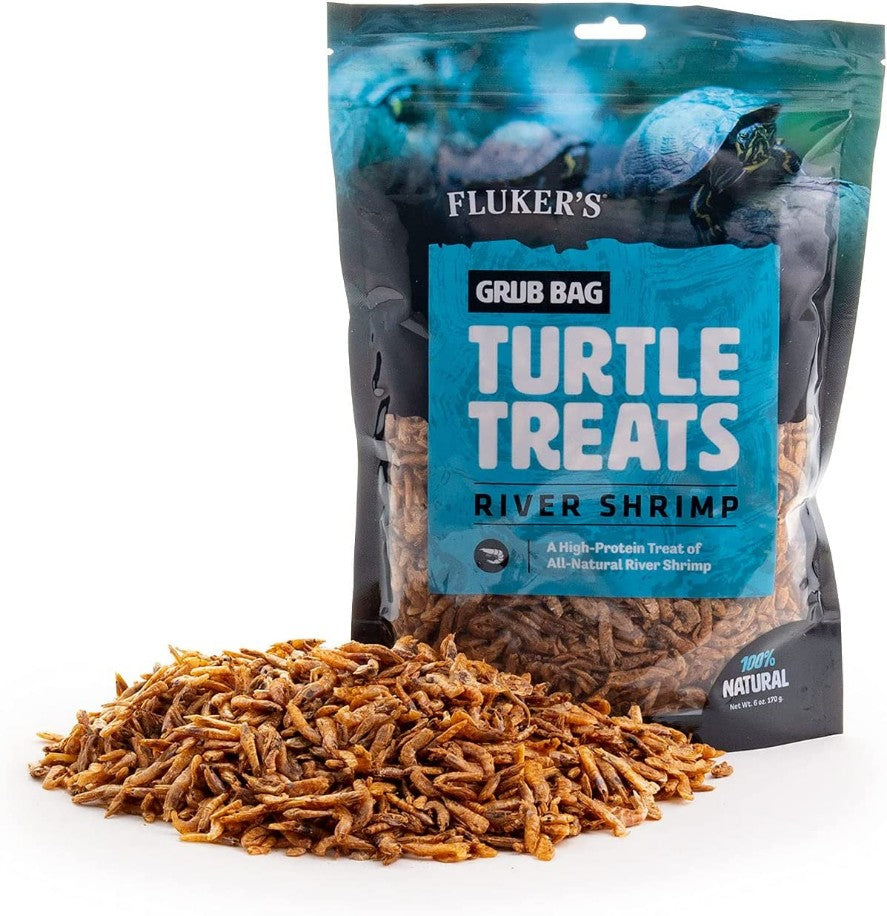 Flukers Grub Bag Turtle Treat River Shrimp