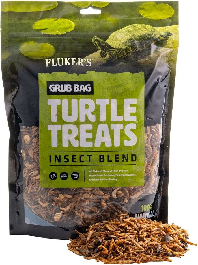 Flukers Grub Bag Turtle Treat Insect Blend