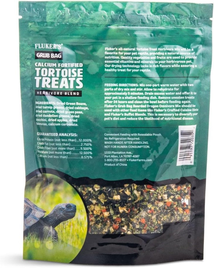 Flukers Grub Bag Calcium Fortified Treats for Tortoises