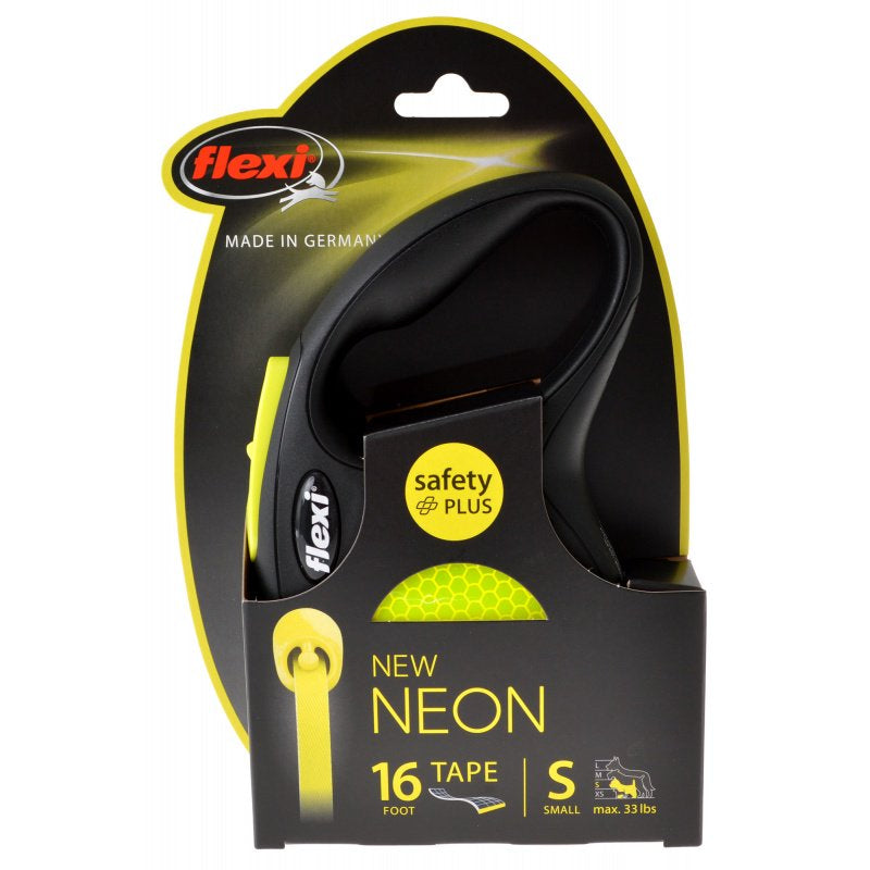 Flexi New Neon Retractable Tape Leash