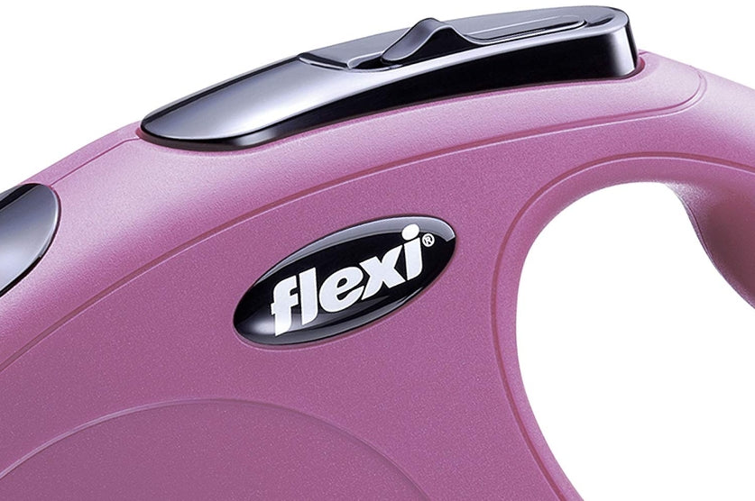 Flexi Classic Pink Retractable Dog Leash