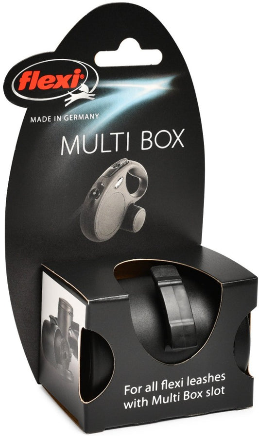 Flexi Multi Box Stores Treats or Standard Poop-Bag Rolls