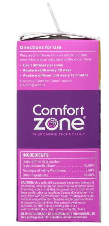 Comfort Zone Calming Diffuser Kit for Cats and Kittens