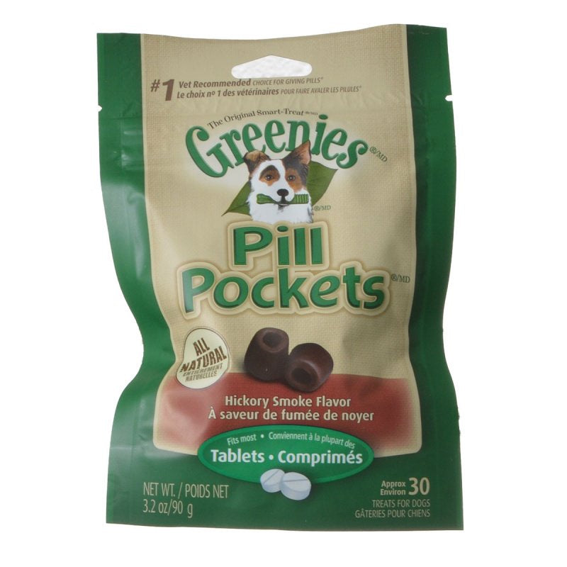 Greenies Pill Pockets for Tablets Hickory Smoke Flavor