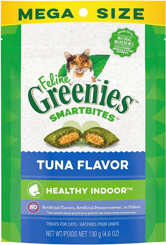 Greenies SmartBites Healthy Indoor Tuna Flavor Cat Treats