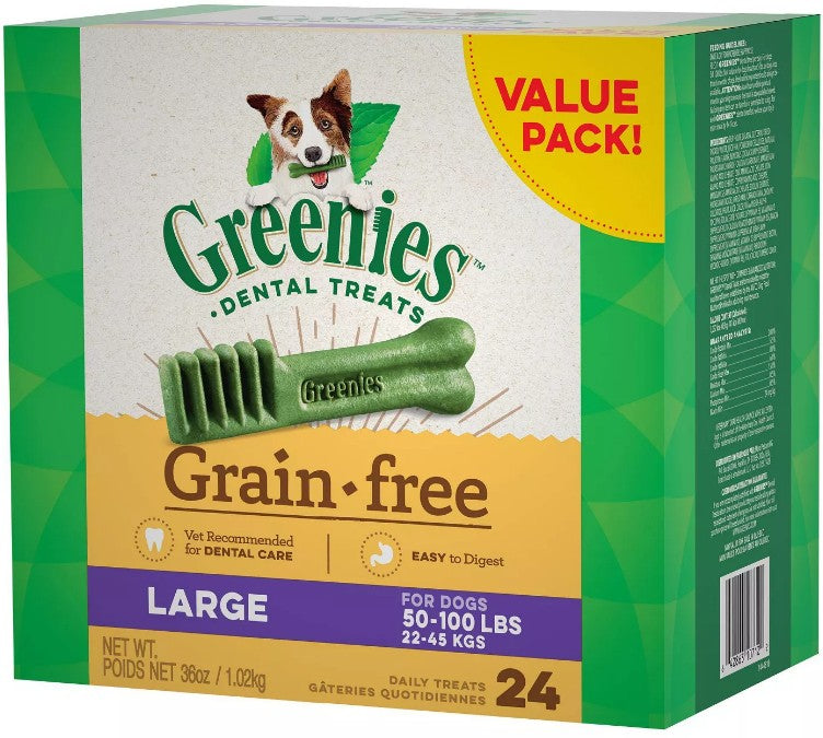 Greenies Grain Free Large Dental Dog Treat